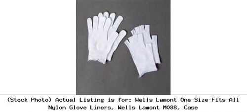 Wells lamont one-size-fits-all nylon glove liners, wells lamont m088, case for sale
