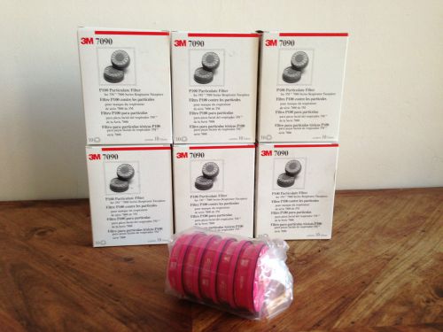 60 x 3M 7090 P100 Respiratory Particulate Filter for 7000 7100 7200 7300 Filters