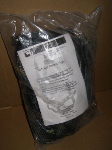 WD Web Devices climbing safety shock body harness NIP