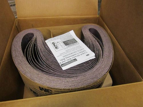 50 Pack 3M 241D THREE-M-ITE Resin Bond Cloth Abrasive Belts 4&#034; x 48&#034; Grade P60X