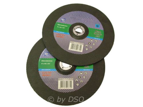 Trade Quality 9 Inch Metal Cutting Discs for Angle Grinder x 5 Pack