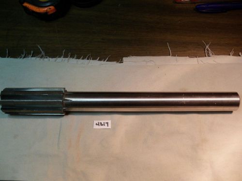 (#4217) used machinist 1.370 inch carbide tipped chucking reamer for sale