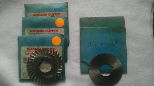 5 niagara straight tooth saws hss 3x1/8x1 &amp; 2-3/4x.032x1 for sale
