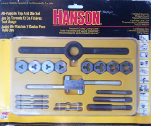 Hanson all purpose tap &amp; die set new!! for sale
