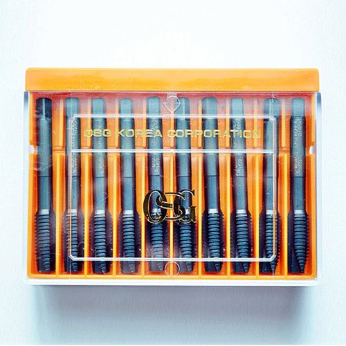 10ea m10 x 1.5 oh3 spiral point steam oxided tap hsse osg for sale
