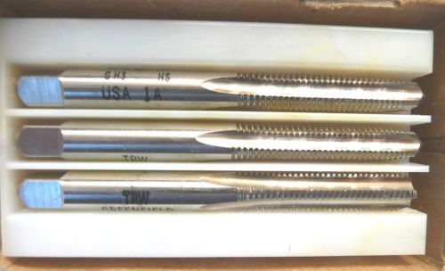 United Greenfield TRW  3 piece Tap Set 14058  5303  1/4-28  NF H3   NEW