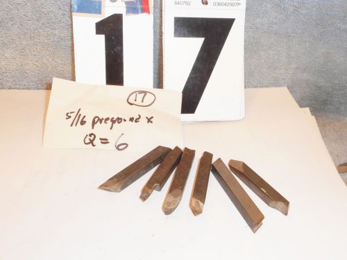 Machinists buy now dr#17  usa  unused and preground tool bits grab bags for sale