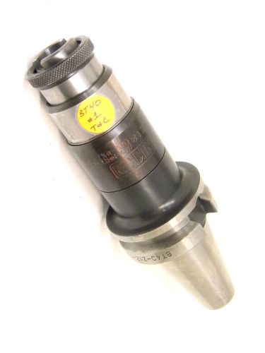 Used nikken bt40 x #1 bilz tension &amp; compression tap chuck holder bt40-z12-130 for sale