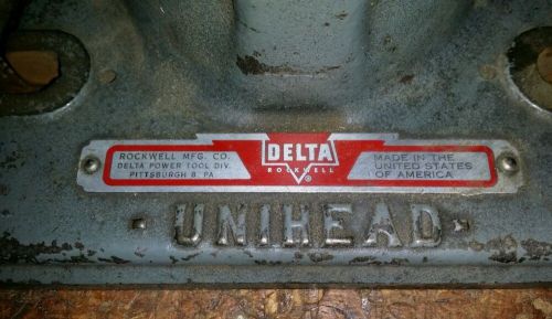 Delta Milwaukee Rockwell unihead tool makers grinder indexer