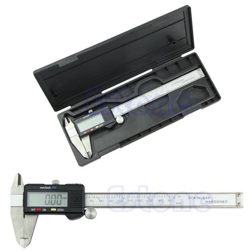 New digital vernier caliper electronic lcd micrometer guage 6 inch 150mm for sale