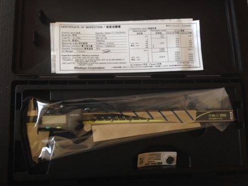 Mitutoyo digi 8&#034; caliper with exclusive absolute encode series 500-197-30 ~new~ for sale