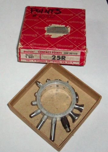 L.s. starrett 25 r contact point set 14pc 50153 for sale