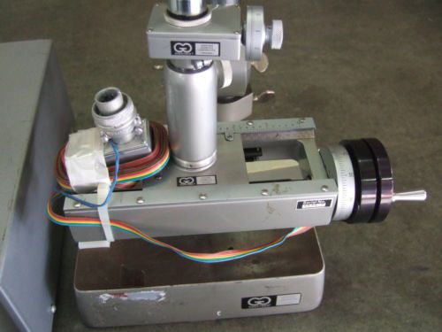 GAERTNER MICROSCOPE XY AXIS WIH DIGITAL READOUT  INSPECTION, PROTOTYPE LABS