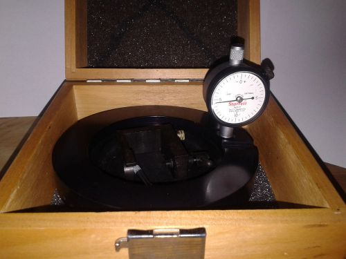 Gould hub gage with starrett 81-134j dial indicator range 0.050&#039;&#039; depth gauge for sale