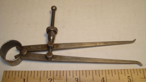 Vintage starrett yankee spring-type inside caliper 5 in solid nut no.73a-5 for sale