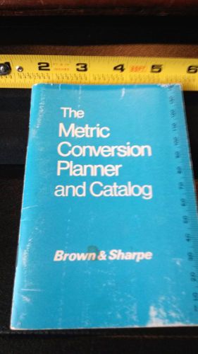 Vintage BROWN &amp; SHARP CONVERSION PLANNER AND CATALOGUE
