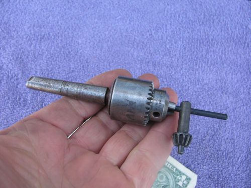 Jacobs 0-1/4 drill chuck with Jacobs tapered arbor   machinist  tool tools
