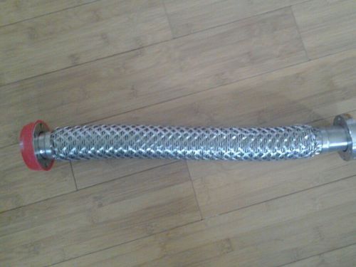 Stainless steel vacuum flexible flex braided out dia. 2 3/4&#034; , in dia. 1 3/8&#034;  b