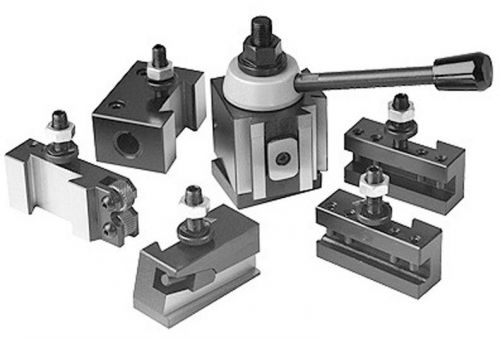 Ca (400 series) wedge type quick-change tool post &amp; holders set for sale