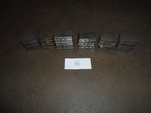 TONGUE AND GROOVE T&amp;G  CHUCK JAWS , 6 SETS