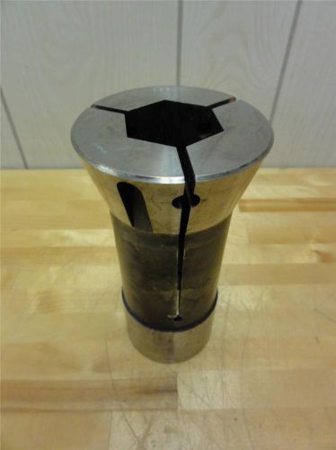 Nice hardinge 1-5/8&#034; cone collet size, hex 1-3/8&#034;, threaded, lathe grinder id/od for sale