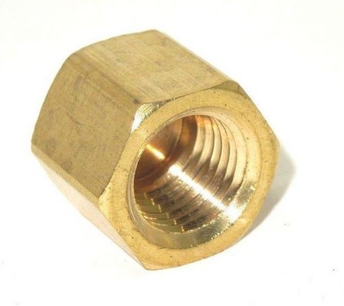 Brass hex pipe cap 1/4&#034; npt high pressure factory new ***ships free*** &lt;555er02 for sale