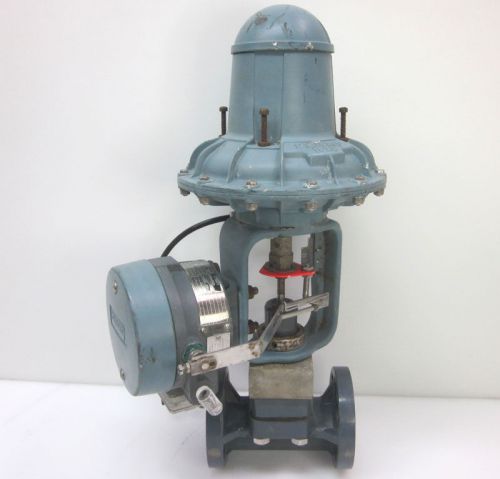 Foxboro current - air positioner 1&#034; control valve p-25 e69p-bi9v diaphram 60 psi for sale