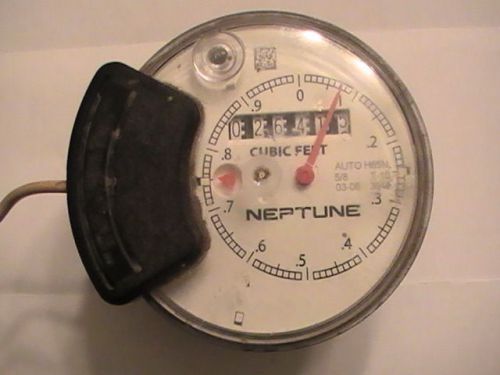 LOT STEAMPUNK 3 GAUGES, NEPTUNECUBIC FT., NEPTUNE GALLONS,  SCHLUMBERGER GALLONS