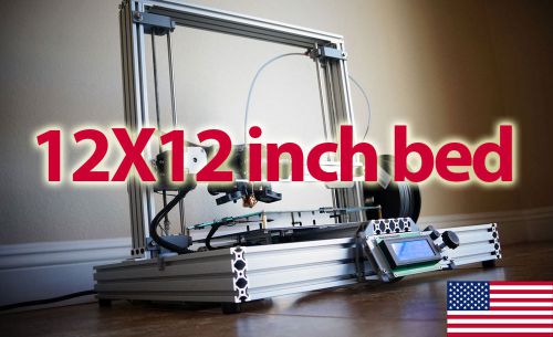 3D Printer 12x12 inch Large Format MakerTrack Reprap Makerbot