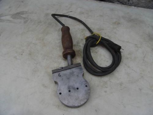 Mcelroy 2 inch fusion machine heating iron 120v works fine   #6 for sale