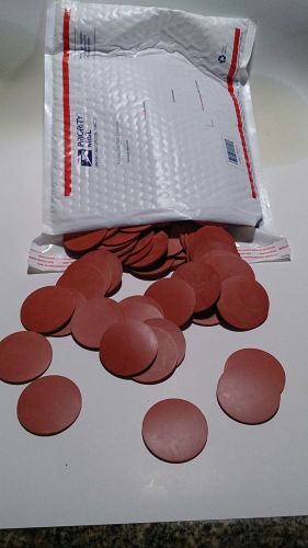 High Temp Silicone discs 3/32&#034; think 2&#034; round 100+ pieces