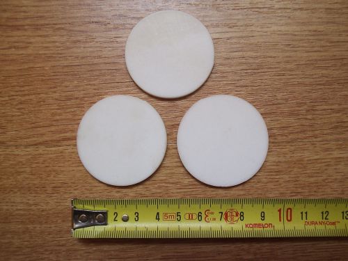 10 pcs. x Teflon PTFE OD 45mm x 2mm Polytetrafluoroethylene THK Sheet white