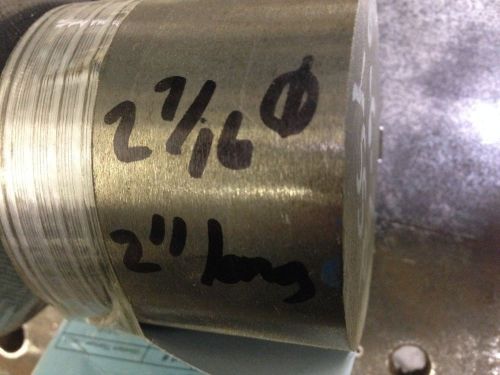 6al-4v titanium round rod / bar 2-7/16&#034; dia. x 2.0 long&#034; for sale