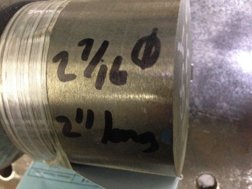 6AL-4V Titanium Round Rod / Bar 2-7/16&#034; dia. x 2.0 long&#034;