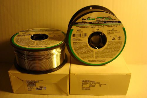 [new] prostar er4043 alum mig .035&#034; inch dia weld wire, 1 lb spool ~  lot of 2 for sale