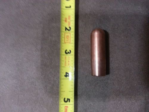 COPPER ELECTRODE TUFFALOY STRAIGHT TIP DOME NOSE 3/8&#034; NOSE B-1508 CLASS 1