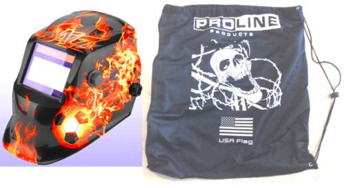 Fbl_bag pro auto darkening welding+grinding hood helmet+storage bag soccer for sale