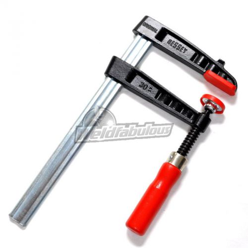 Bessey TG5.512 0-12&#034; Medium Duty TG Malleable Cast Bar Clamp with Wood Handle
