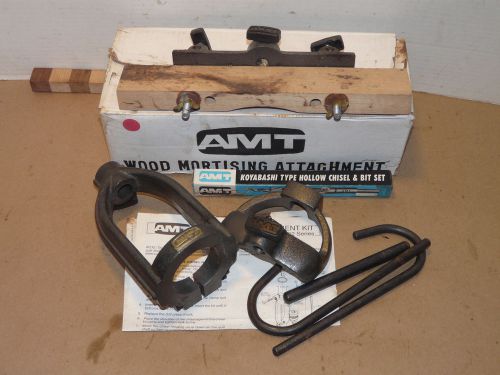 AMT Mortising Attachment Kit Drill Press Tenon Joint w/  1/4 ” Bit INV9820