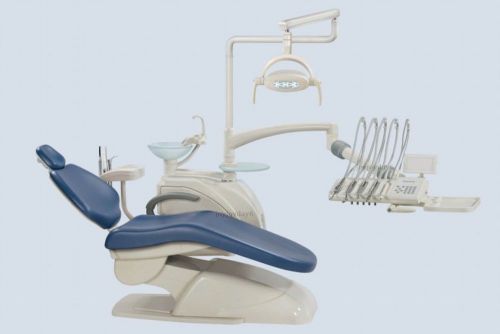 Suntem dental unit chair st-d309 top-mounted instrument tray ce&amp;iso&amp;fda for sale