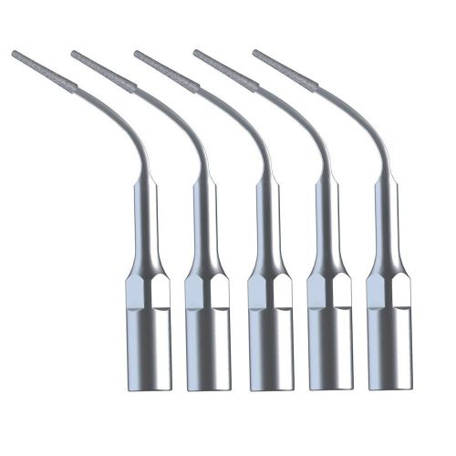 5x Ultrasonic Scaler Tips Perio Diamond COATED P3D For EMS Woodpecker Handpiece