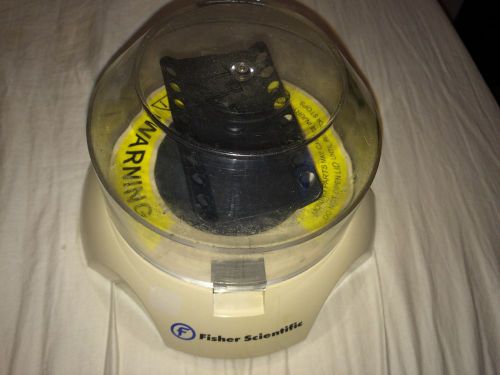 Fisher Scientific mini centrifuge with 0.5ml 16 place &amp; 1.5/2.0ml 6 place rotor