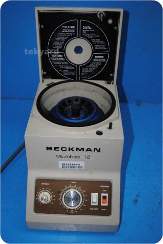 Beckman microfuge 12 343122 benchtop centrifuge ! for sale