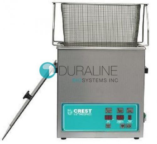 New Crest CP1100D Digital Ultrasonic Cleaner Heater Timer &amp; Mesh Basket 12.3 L