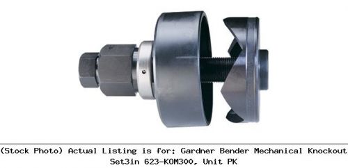 Gardner bender mechanical knockout set3in 623-kom300, unit pk lab furniture for sale