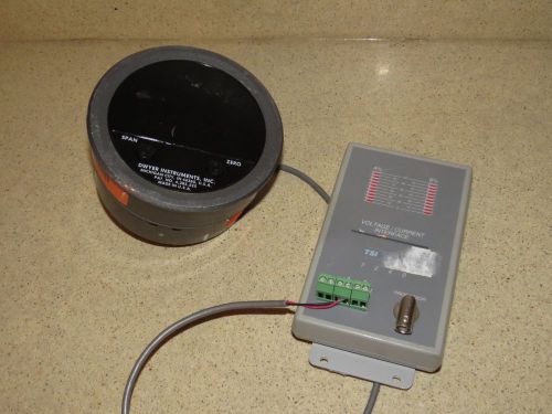 TSI MODEL 7240 VOLTAGE / CURRENT INTERFACE W/ DWYER READOUT CAT # 603-3