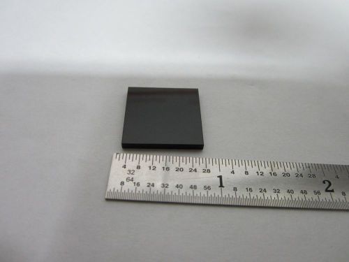 Optical very dark square  filter [chipped in corner] laser optics bin#3k-p-37 for sale