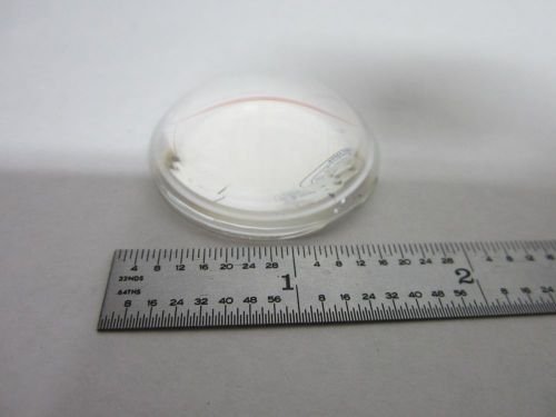 OPTICAL LENS CONVEX CONCAVE [chipped on edge] LASER OPTICS AS IS BIN#M9-35