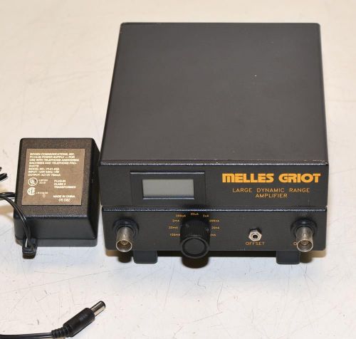 Melles Griot Large Dynamic Range Amplifier W Power Supply