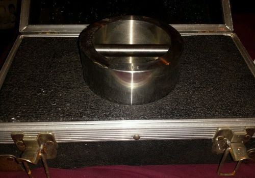 Fisher troemner stainless 10kg class 4 calibration weight w/case. ansi/astm e617 for sale
